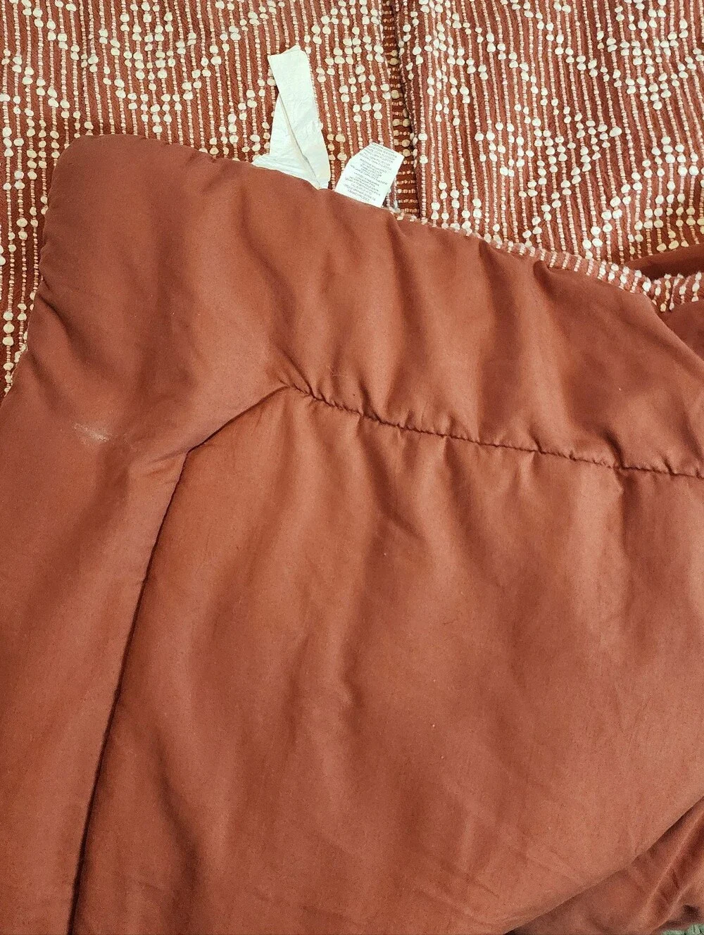 NEWLAKE Rust Comforter Queen